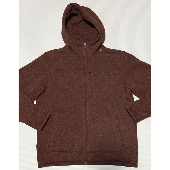 THE NORTH FACE Gordon Lyons - Men's Fleece‎ HoodedZip Sweater Jacket - Large